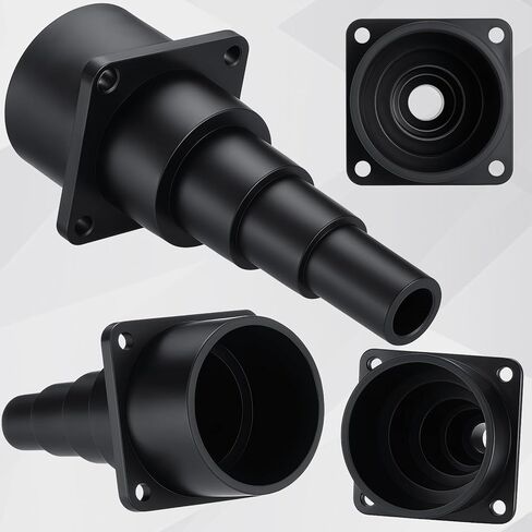 4 Pack Hose Adapter Vacuum Cleaner Adapter Universal Tool Adapters Attachment Connects to Power Tools to Contain Dust in Kuwait