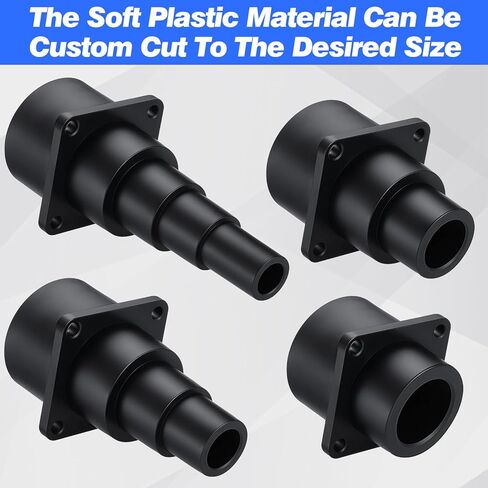4 Pack Hose Adapter Vacuum Cleaner Adapter Universal Tool Adapters Attachment Connects to Power Tools to Contain Dust in Kuwait