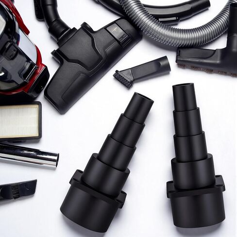4 Pack Hose Adapter Vacuum Cleaner Adapter Universal Tool Adapters Attachment Connects to Power Tools to Contain Dust in Kuwait