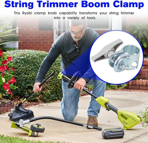 312630001 308045012 مقبض الانتهازي استبدال المشبك Ryobi توسيع أجزاء الأنابيب / المشبك الأنبوبي لـ RY251PH RY252CS RY253SS RY34007 RY34427 RY34447 أداة التشذيب / رؤوس الطاقة in Kuwait