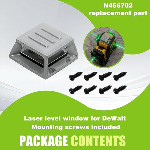N456702 استبدال نافذة مستوى الليزر متوافق مع DeWalt DW089LG DW0811LG DW0811LR DW089LR DCLE34030G، نافذة واقية شفافة لإسكان مستوى الليزر in Kuwait