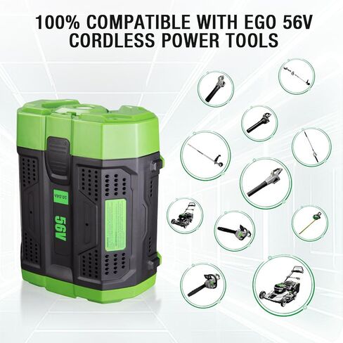 FirstPower 56V 10.0Ah Battery Replacement for EGO Battery 10Ah BA2800 BA4200 BA5600T 56V Lithium Battery Compatible with EGO 56 Volt Power Tools in Saudi Arabia