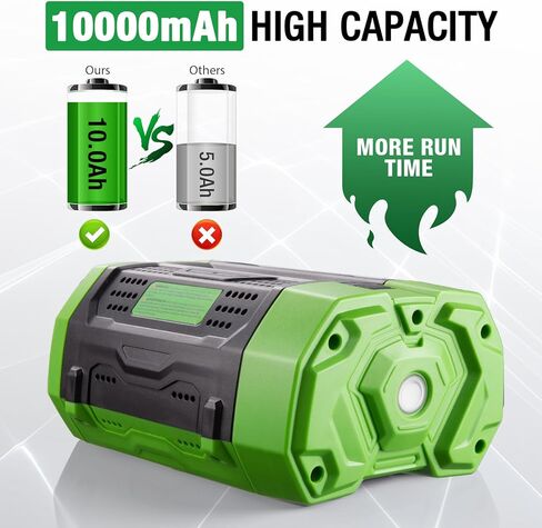 FirstPower 56V 10.0Ah Battery Replacement for EGO Battery 10Ah BA2800 BA4200 BA5600T 56V Lithium Battery Compatible with EGO 56 Volt Power Tools in Saudi Arabia