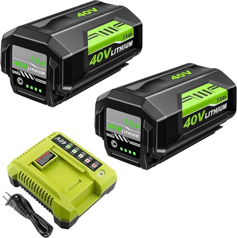 HOCHSTERN 2Pack استبدال لبطارية Ryobi 40V متوافقة مع بطارية Ryobi 40 فولت ليثيوم أيون OP40601 OP40602 OP4050 OP40401 أدوات كهربائية لاسلكية in Kuwait