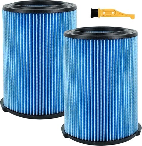 2 Pack VF5000 Filter for Ridgid Vac Wet Dry 5-20 Gal, Fit for WD1450 WD0970 WD1270 WD09700 WD06700 WD1680 WD1851 RV2400A & 3 Pack VF3502 Vacuum Bags for Ridgid 12-16 Gallon Vacuum in Saudi Arabia