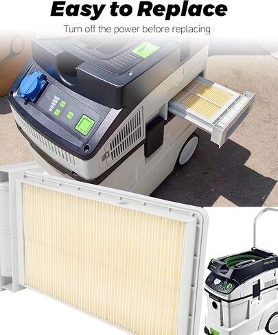 بديل لفلتر Festool 204201 CT Mini/Midi، فلتر HEPA قابل لإعادة الاستخدام وقابل للغسل، للجيل الثاني من Festool Midi، CTL 26/36/48، CT 25 in Kuwait