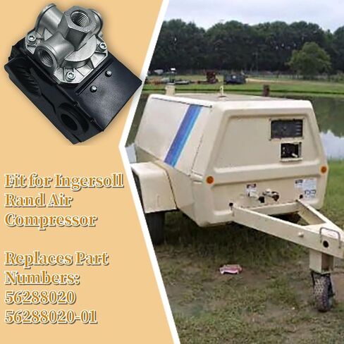 56288020 مفتاح ضغط لمفتاح ضغط Ingersoll Rand 175/140 PSI - 4 Port 56288020-01 مع أداة التفريغ ورافعة التشغيل والإيقاف in Kuwait