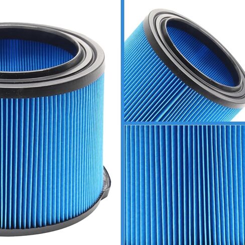 MZY LLC 4 Pack VF3500 Replacement Filter and 4 Pack VF3501 Vacuum Bags for Ridgid Wet Dry Vac filters 3-4.5 Gallon Vacuums, Fits WD3050, WD4070, WD4080, WD4522, 4000RV, 4500RV in Kuwait