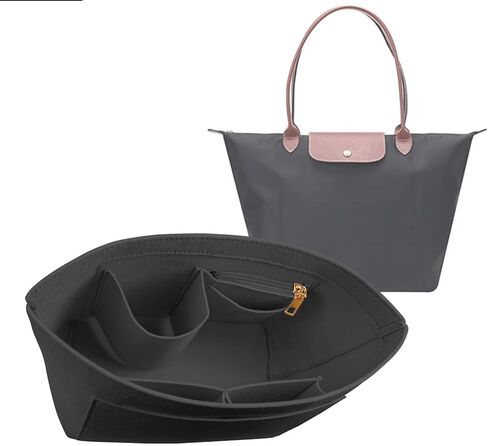 purse organizer insert for le pliage bag organizer insert small Y012-beige-S in Kuwait