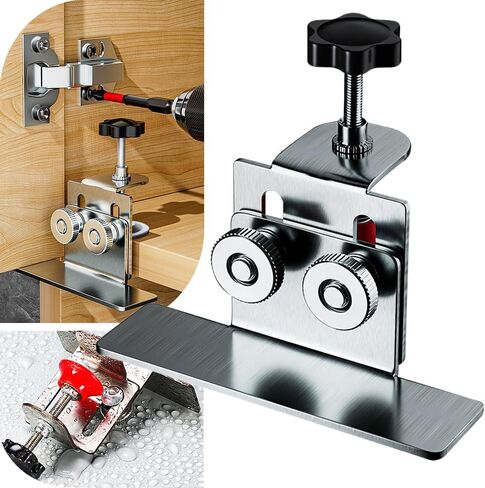 Quick-Install Cabinet Door Installation Tool,Adjustable Cabinet Door Installation Clamp,Cabinet Door Installation Positioner,Versatile Cabinet Hardware Jig in Kuwait