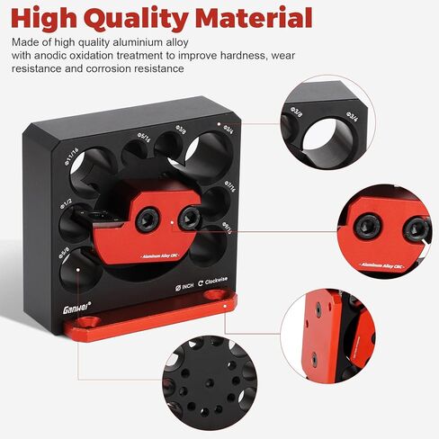 Dowel Maker Jig Kit, Adjustable 8-Size (5/16"-3/4") Drill Attachment, Carbide Blade Woodworking Tool for Making Round Sticks & Dowels from Square Lumber in Kuwait