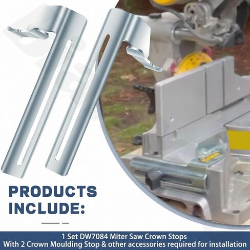 DW7084 Miter Saw Crown Stops With 2 Crown Moulding Stop Compatible With DEwalt Miter Saw DW703 DW706 DW708 DW780 DW715 DW716 DW712 DW717 DW718 DWS780 in Kuwait