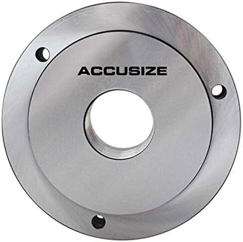 أدوات Accusize الصناعية 5 بوصة × 1-1/2 بوصة إلى 8 لوحة خلفية ملولبة شبه نهائية لظرف كوليت 5C، 2600-5453 in Kuwait