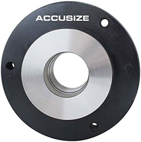 أدوات Accusize الصناعية 5 بوصة × 1-1/2 بوصة إلى 8 لوحة خلفية ملولبة شبه نهائية لظرف كوليت 5C، 2600-5453 in Kuwait