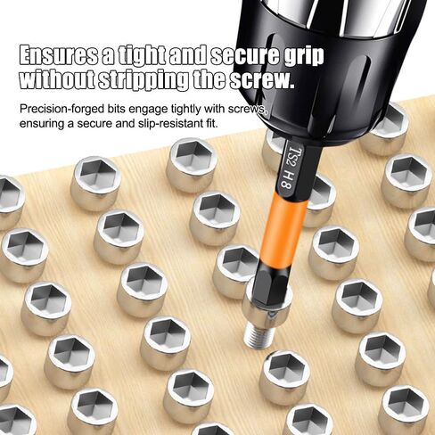 9Pcs H1.5-H10 Hex Head Allen Wrench Drill Bit Set Magnetic Tips 1/4'' Hex Shank Impact Hex Bits Set S2 Steel 2 Inch 50MM Length in Kuwait