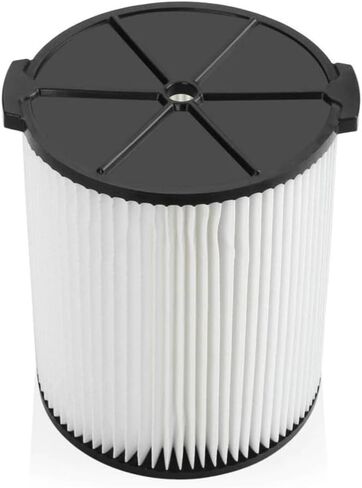VF4000 Pleated Filter Replacement for RIDGID 16 Gallon Wet/Dry Vacuum, Compatible with WD17000 WD17300 WD17350 WD17351 WD18500 WD18510 WD19500 WD19560 in Kuwait