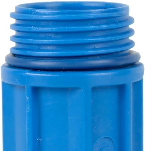 اتحاد تقليل الضاغط F1221 - لنظام الهواء المضغوط FastPipe السريع - تركيب 90 درجة / استبدال أجزاء ضاغط الهواء - 3/4 بوصة × 1/2 بوصة NPT حلقة دائرية مزدوجة باللون الأزرق in Kuwait