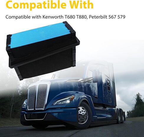 فلتر هواء المحرك متوافق مع T880-Ke-nworth، 579/567-Peterbi-lt فلتر منظف الهواء يستبدل #PA32000 P621725 LAF6725 P637453 WA11058 501058 in Kuwait