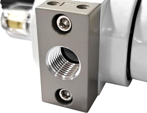 YSIL 1/2 "NPT فلتر ضاغط الهواء 0-230 PSI مجفف هواء في الخط فلتر فاصل الزيت عن الماء عنصر 5μm مع وعاء مرئي تصريف شبه تلقائي in Kuwait