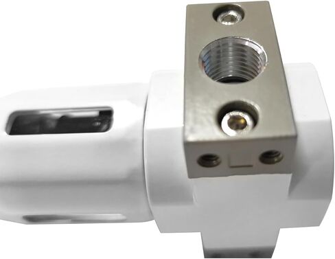 YSIL 1/2 "NPT فلتر ضاغط الهواء 0-230 PSI مجفف هواء في الخط فلتر فاصل الزيت عن الماء عنصر 5μm مع وعاء مرئي تصريف شبه تلقائي in Kuwait