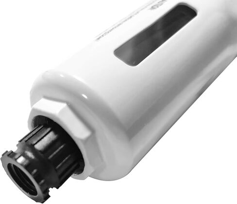 YSIL 1/2 "NPT فلتر ضاغط الهواء 0-230 PSI مجفف هواء في الخط فلتر فاصل الزيت عن الماء عنصر 5μm مع وعاء مرئي تصريف شبه تلقائي in Kuwait