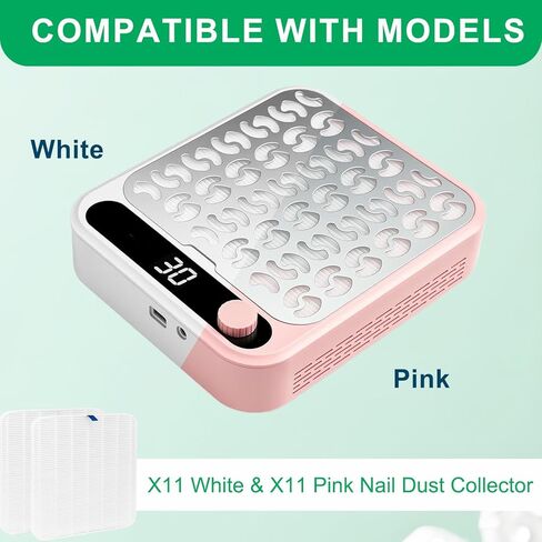Replacement Filter Compatible with Larina nail dust collector For Makartt X11 Nail Dust Collector Replacement Filter.(4Pack) in Kuwait