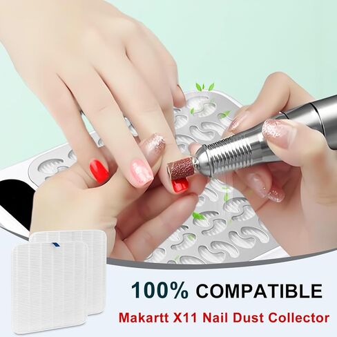 Replacement Filter Compatible with Larina nail dust collector For Makartt X11 Nail Dust Collector Replacement Filter.(4Pack) in Kuwait