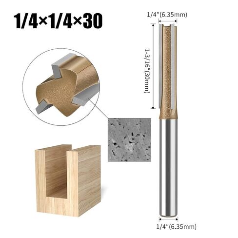 مجموعة لقم التوجيه CNC المكونة من 6 قطع من WSOOX مجموعة مستوى دخول عرقوب 1/4 بوصة للاستخدامات المتعددة للمبتدئين للأخدود على شكل V والأخاديد الدائرية للنقش، والنقر، والشق، والتشذيب، وقطع النقاط، والتغطية، وما إلى ذلك. in Kuwait