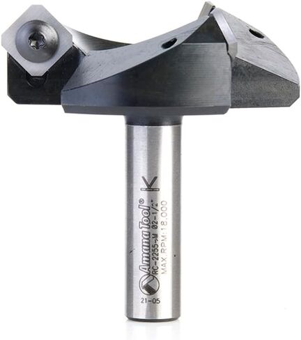 Amana Tool RC-2255-M CNC Spoilboard إدراج كربيد 3 جناح سطح التخطيط Flycutting ولوح مستوي 2-1/2 قطر × 12 مم SHK راوتر بت in Kuwait