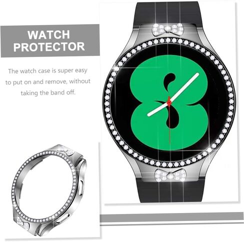 Hemobllo Diamond Case Watch Screen Protector Smartwatch Cases Watch Protector Case Watch Decor Watch Accessories Case Smartwatch Hollow Shell Glitter Watch Case Watch Glitter Case Supplies in Saudi Arabia