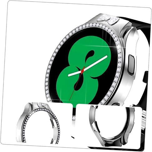 Hemobllo Diamond Case Watch Screen Protector Smartwatch Cases Watch Protector Case Watch Decor Watch Accessories Case Smartwatch Hollow Shell Glitter Watch Case Watch Glitter Case Supplies in Saudi Arabia