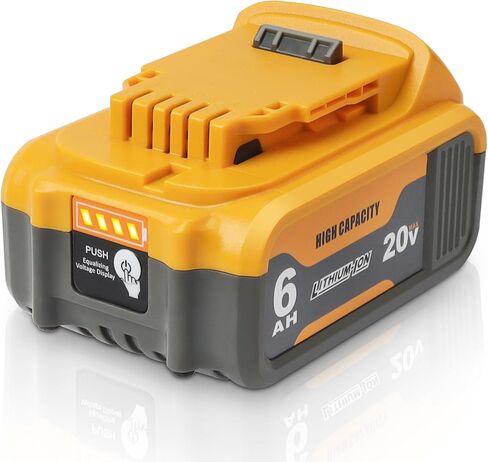 waitley 20V 6.0Ah Replacement Battery Compatible with Dewalt 20V Battery DCB200 DCD/DCF/DCG Series Cordless Power Tools（Not Made in Dewalt） in Kuwait