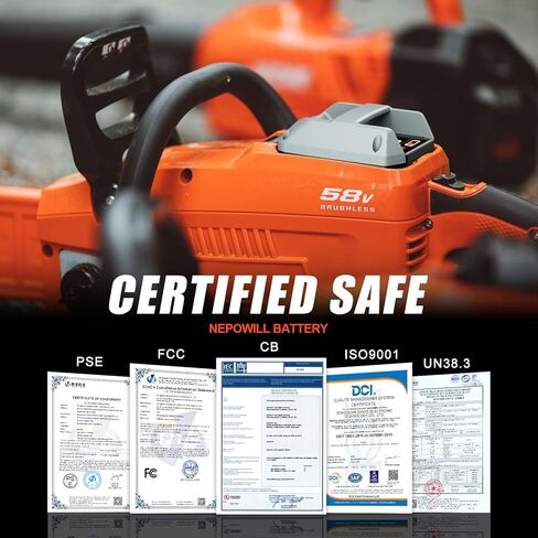 بطارية بديلة 58 فولت 5.0 أمبير في الساعة لبطارية Echo 58V CBP-58V20 CBP-58V40، متوافقة مع أدوات الطاقة Echo 58V CBP-58V40 CBP-58V2AH CHT-58V CDST-58V in Kuwait