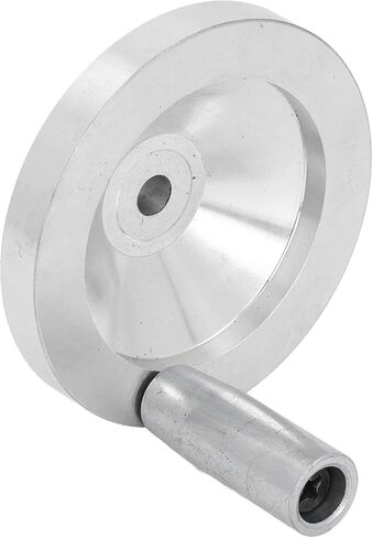 Mini Lathe Handwheel, 80mm Aluminum Alloy Hand Wheel with Ergonomic Revolving Handle, for 0618 CJ18 CJ0618A 7x10 7x12 7x14 Mini Lathes in Kuwait