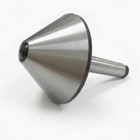 4" (100mm) MT3 Bull Nose Live Center for Lathe, Morse Taper #3 75° Bull Nose Lathe Center, Heavy Duty Alloy Steel Live Center for Hollow Turning Pipes in Kuwait