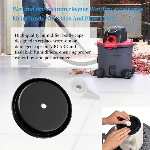 صامولة ولوحة فلتر الفراغ 73316 83872 بديلة، متوافقة مع Ridgid Wet Dry Shop Vac Parts VT2565، مجموعة صواميل الفلتر لملحقات المكنسة الكهربائية in Kuwait