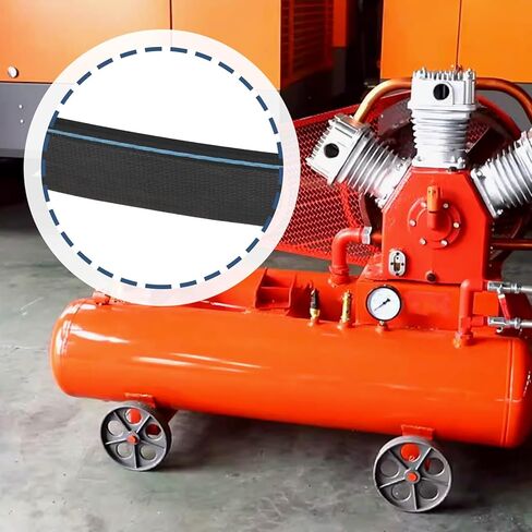 OTOTEC 1x 505J6 حزام محرك ضاغط الهواء 50.5 بوصة 6 ضلع 5 أخدود مطاطي لاستبدال صيانة ضواغط الهواء in Kuwait