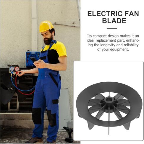 Hemobllo Air Compressor Fan Blade Replacement: 5.89" ABS Cooling Fan for Small Direct-Drive Pumps, Heavy-Duty Heat Resistant Motor Cooling Components for Portable Air Compressor Repair in Kuwait