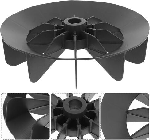 Hemobllo Air Compressor Fan Blade Replacement: 5.89" ABS Cooling Fan for Small Direct-Drive Pumps, Heavy-Duty Heat Resistant Motor Cooling Components for Portable Air Compressor Repair in Kuwait