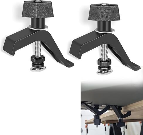 مشابك المسار (عبوة من قطعتين)، متوافقة مع Clamp Trak، وAcu-Cut، وMini Trak، وUniversal Clamp Trak - نظام قطع متكيف لأدوات/تركيبات الأعمال الخشبية in Kuwait
