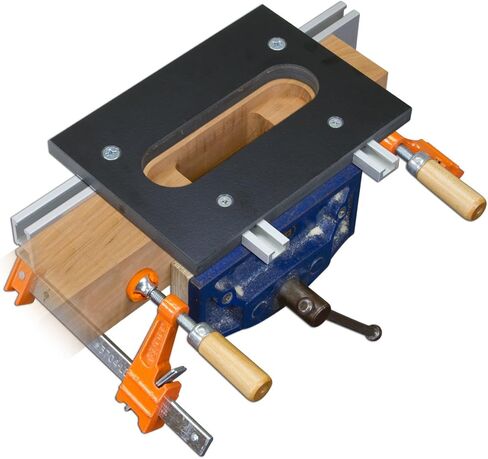 أداة Woodhaven Jig للتركيب المفصلي غير المرئي، أداة قالب مخفية/مخفية 6 بوصة (151 مم × 25 مم)، صنع في الولايات المتحدة الأمريكية in Kuwait