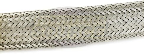 HCS-1012 Stainless Steel Compressed Air Metal Flex Hose - for Air Compressed Parts Replacement - Stainless steel flex tubing adapter hose/Compressor Air Line Flex Hose - 1" x 12" 1500° F 300 PSI Max in Kuwait