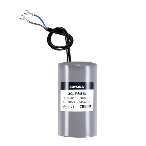 8uf/MFD CBB60 Run Capacitor 250vac 50/60Hz, Single Motor Run Capacitor for AC Pump,Air Compressor,Washing Machine in Kuwait