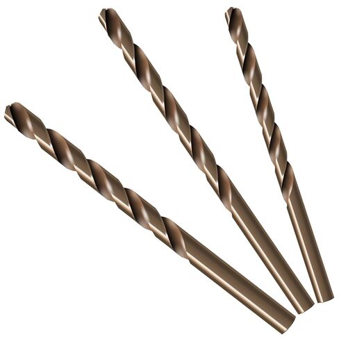 5mm, 5.5mm, 6mm Twist Drill Bit Set – M35 Cobalt Steel (5% Cobalt) HSS-CO, High-Speed and Heat-Resistant, Precision Engineered for Drilling Stainless Steel, Cast Iron, and Hard Metals (3Pcs) in Kuwait