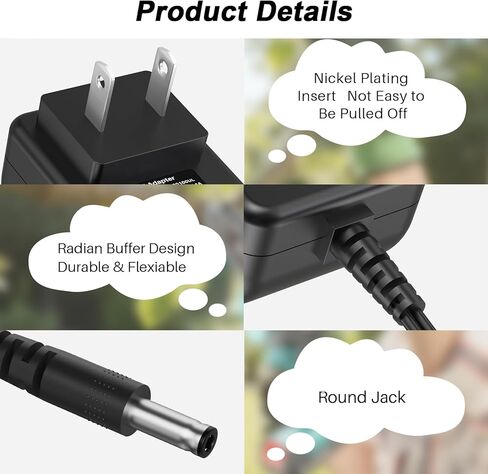 21V AC/DC Adapter Charger for Bomves, for Tingmengte, for FAMICCI, for Gocheer, for O-Conn Mini Chainsaw Power Tools DC21V 1.0Ah Lithium-ion Battery Charger Power Supply Cord with UL Listed in Kuwait