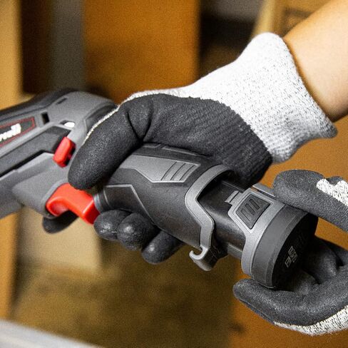 XtremepowerUS 12V Cordless Reciprocating Saw with Clamping Jaw, 2.0Ah Li-Ion Battery, Variable Speed and Tool-Free Blade Change, 3 Saw Blades for Wood & Metal Cutting in Kuwait