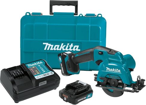 ماكيتا SH02R1-R 12V MAX CXT ليثيوم أيون بدون فرشاة 3-3/8 بوصة. طقم منشار دائري لاسلكي (2 أمبير) (متجدد) in Kuwait