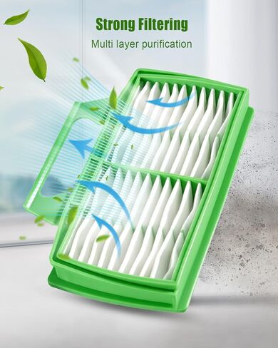 قطعتان من مرشحات النظافة الدقيقة المتوافقة مع مكنسة Sebo 6608ER 6696ER، مناسبة لـ AIRBELT K 6629ER جميع موديلات مكانس AIRBELT K1 K3 in Kuwait