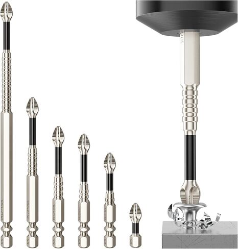 High Magnetic Screwdriver Drill Bit Set - 12Pcs K5 Impact Resistant Non Slip Bit - Magnetic Screwdriver Set - Screwdriver Bit Set - 25 50 65 70 90 150mm (12Pcs) in Saudi Arabia