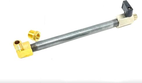 AIR COMPRESSOR TANK DRAIN EXTENSION KIT 1/4'' MPT X 6'' LONG VA005003AP in Kuwait